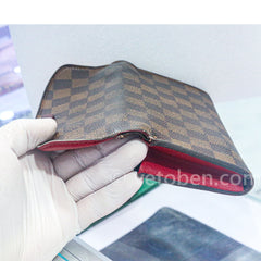 LOUIS VUITTON 다미에 에벤 에밀리 지갑