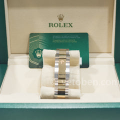롤렉스 Sky-Dweller 326933 블랙 다이얼 스테인레스 &amp; 골드