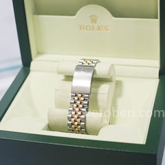 Rolex Datejust 36mm Gold And Steel Fluted Bezel Diamond Dial