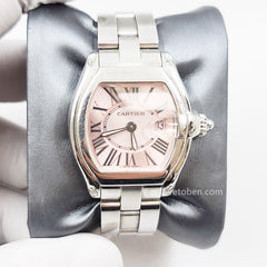 까르띠에 로드스터 스테인레스 스틸 쿼츠 32mm 여성용 시계