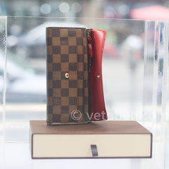 LOUIS VUITTON Damier Ebene Emilie Wallet