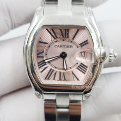 까르띠에 로드스터 스테인레스 스틸 쿼츠 32mm 여성용 시계
