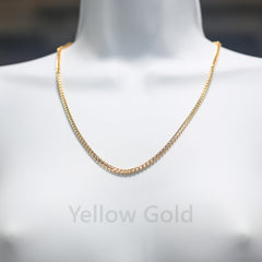 14k Yellow gold necklace Made in Italy