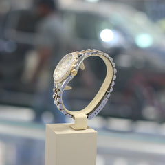 롤렉스 36mm Datejust 투톤 옐로우 골드 &amp; 스테인리스 스틸, 자개 다이얼 &amp; 다이아몬드 베젤 16234