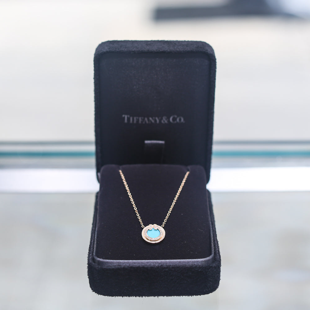 Tiffany T Diamond Circle Pendant