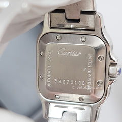 Certified Cartier Santos Galbee 2319 with Band and Silver Dial