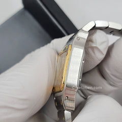 Certified Cartier Santos Galbee 2319 with Band and Silver Dial