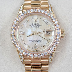 Rolex Datejust President 26MM Ladies 18k Yellow Gold Diamond
