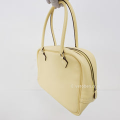 HERMES SWIFT LEATHER "PLUME 21" DOUBLE HANDLE BAG