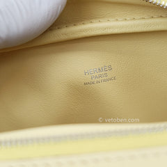 HERMES SWIFT LEATHER "PLUME 21" DOUBLE HANDLE BAG
