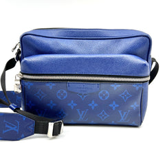 LOUIS VUITTON Taigarama Outdoor Messenger Bag Cobalt Blue