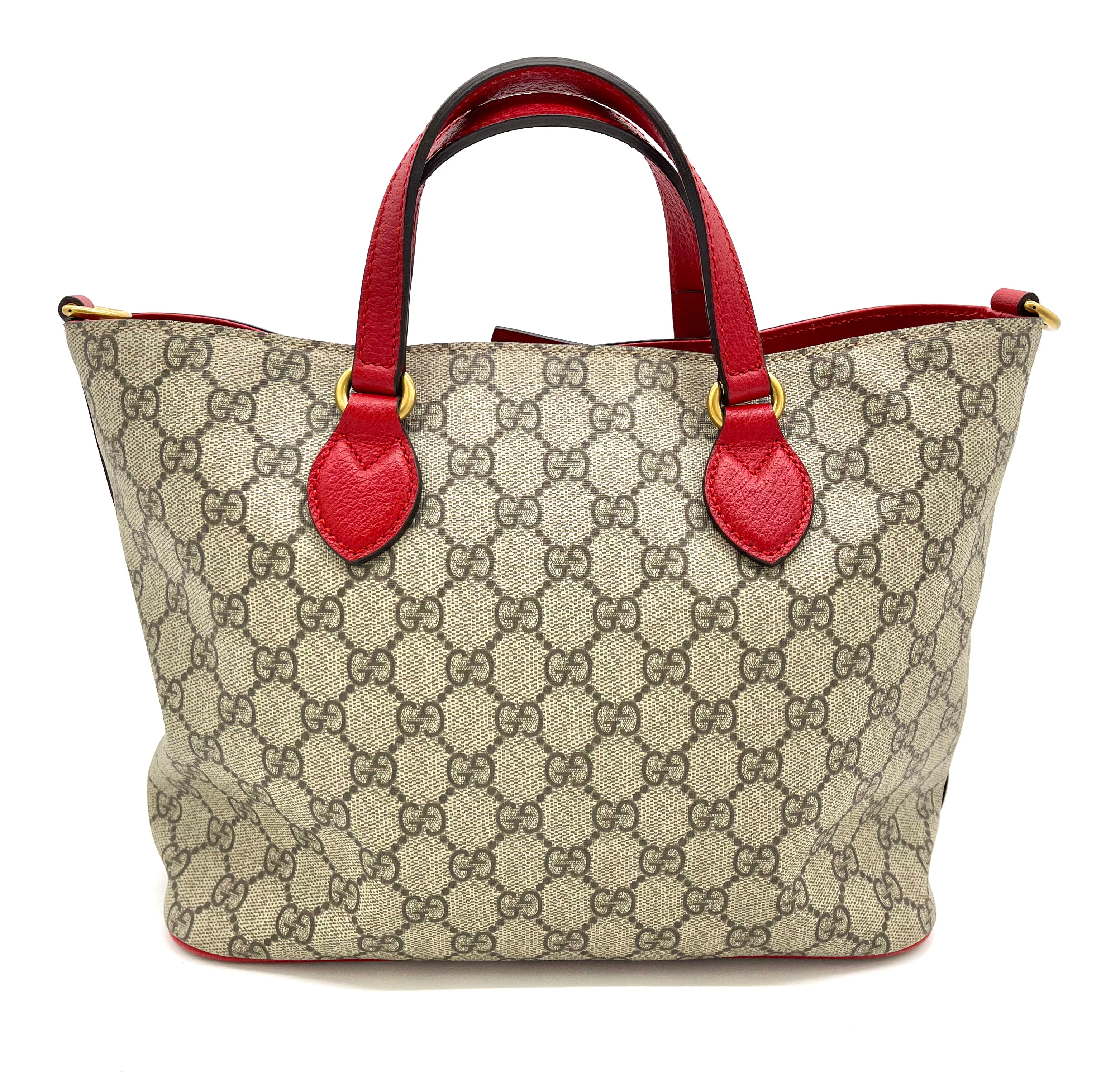 GUCCI Soft GG Supreme Monogram Web Bosco Patch Small Crossbody
