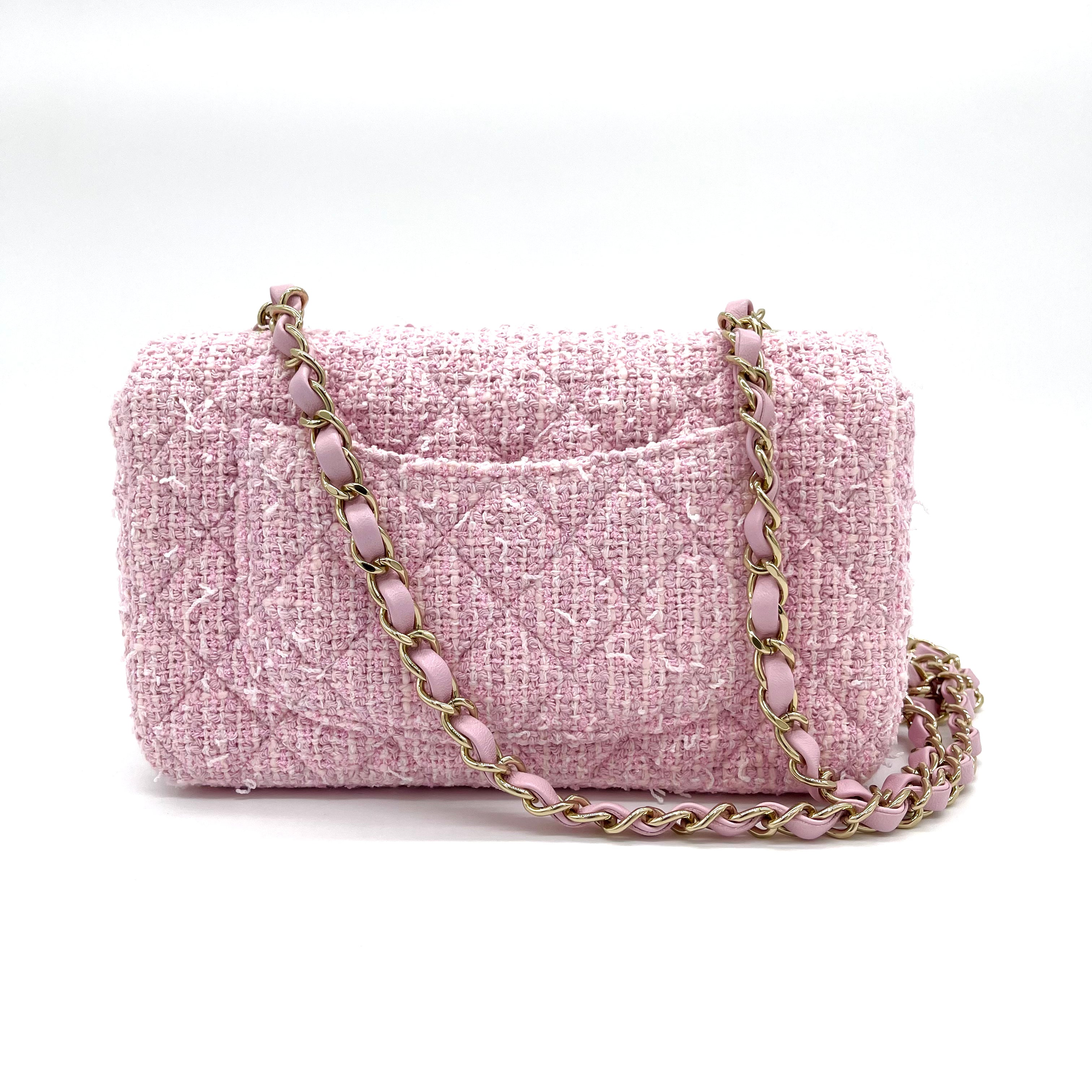 Chanel Mini Pink Tweed