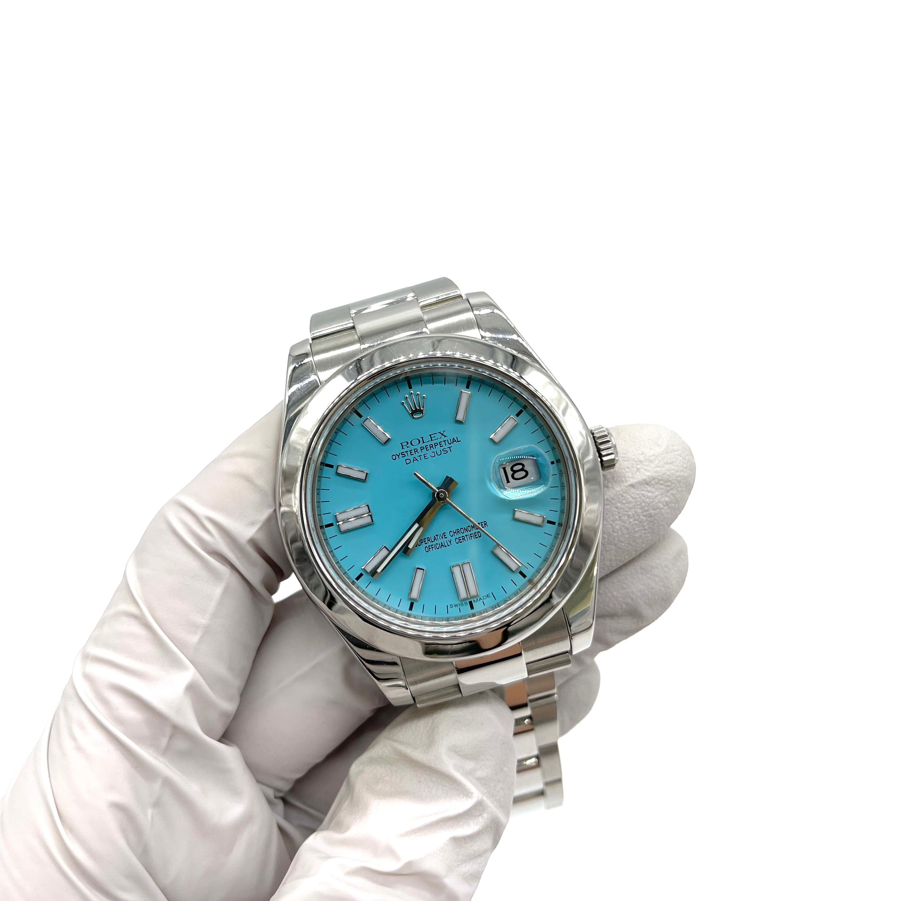 롤렉스 Oyster Perpetual 41 터키석 블루 남성용 시계