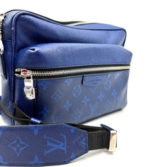 LOUIS VUITTON Taigarama Outdoor Messenger Bag Cobalt Blue