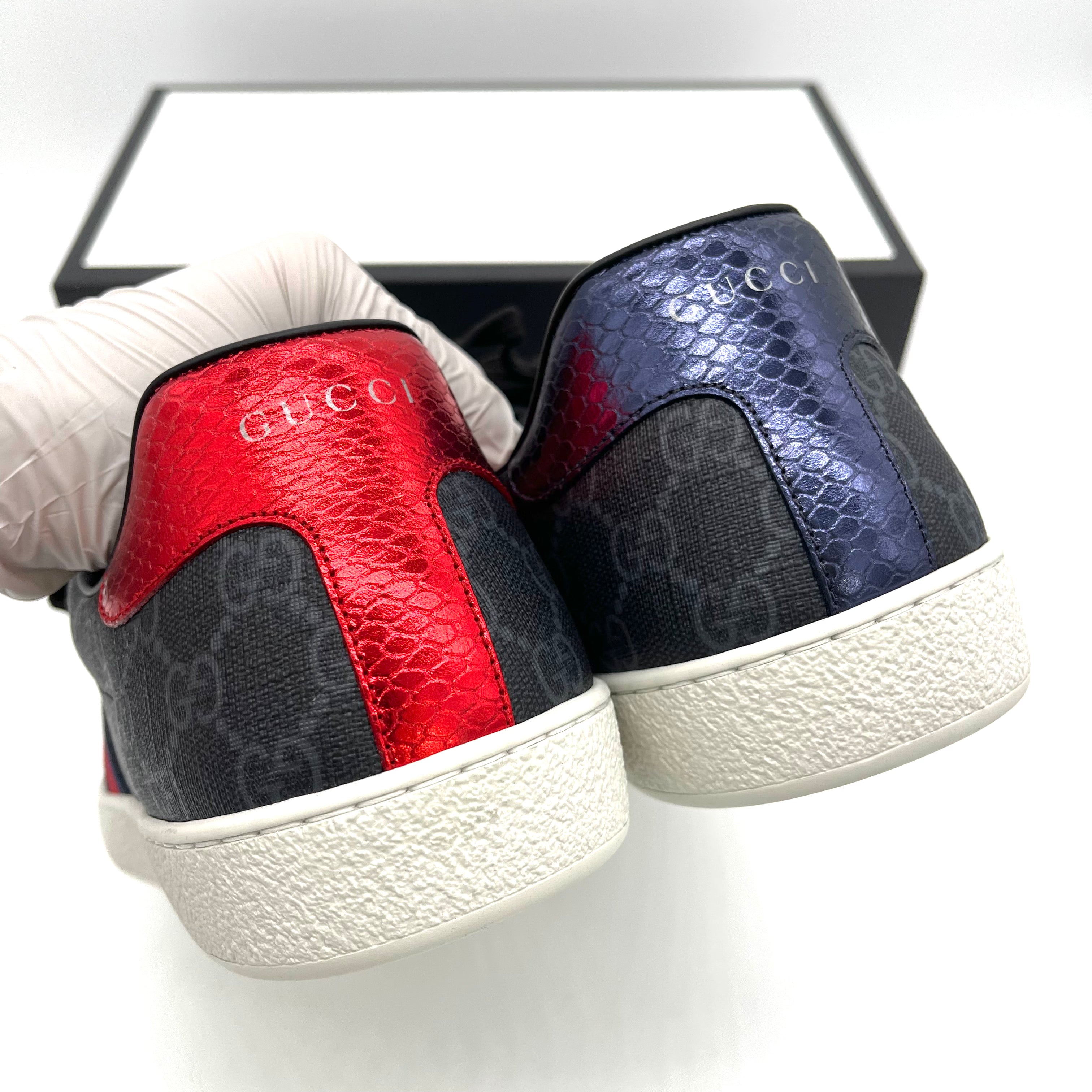 Gucci Men's Ace GG Supreme Sneakers  Gucci men shoes, Gucci ace sneakers,  Sneakers men fashion