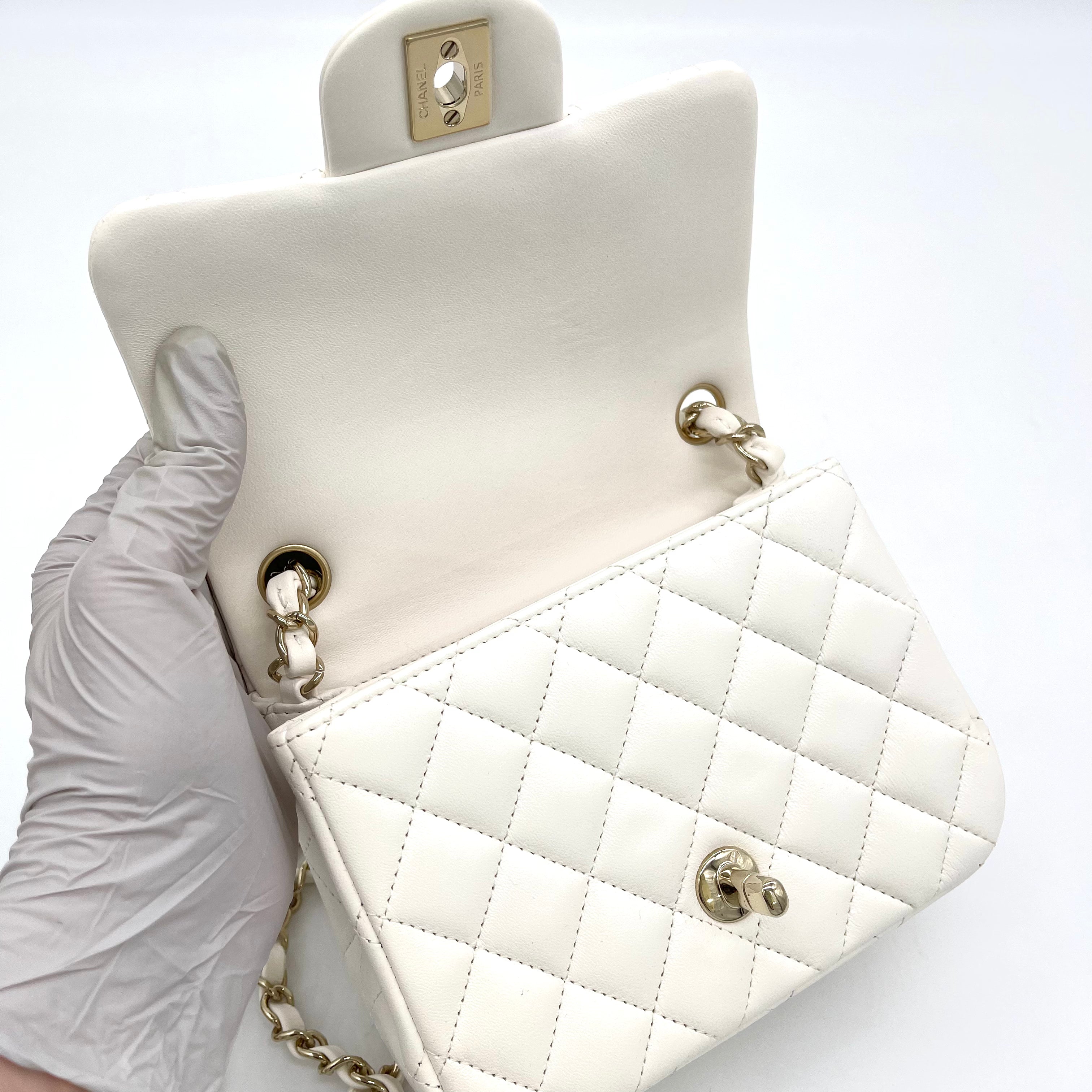 brand new chanel handbag white