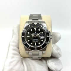 롤렉스 Submariner Date 스테인레스 스틸 블랙 다이얼 &amp; 세라믹 베젤 오이스터 팔찌 116610LN