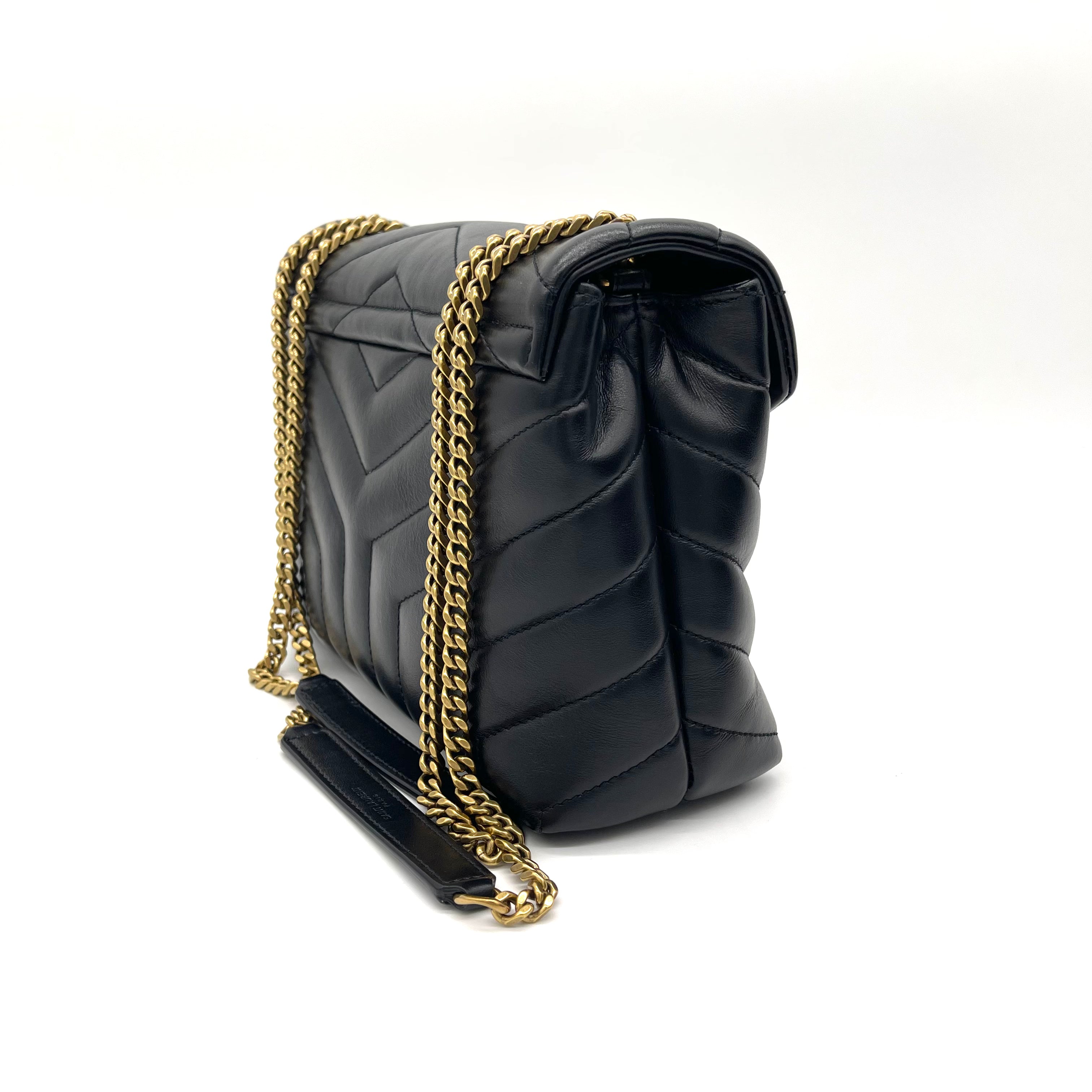 Saint Laurent Loulou Small Quilted Leather Crossbody