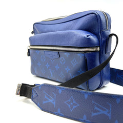 LOUIS VUITTON Taigarama Outdoor Messenger Bag Cobalt Blue