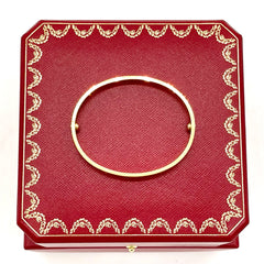 Cartier Love Bracelet Rose Gold Size 18