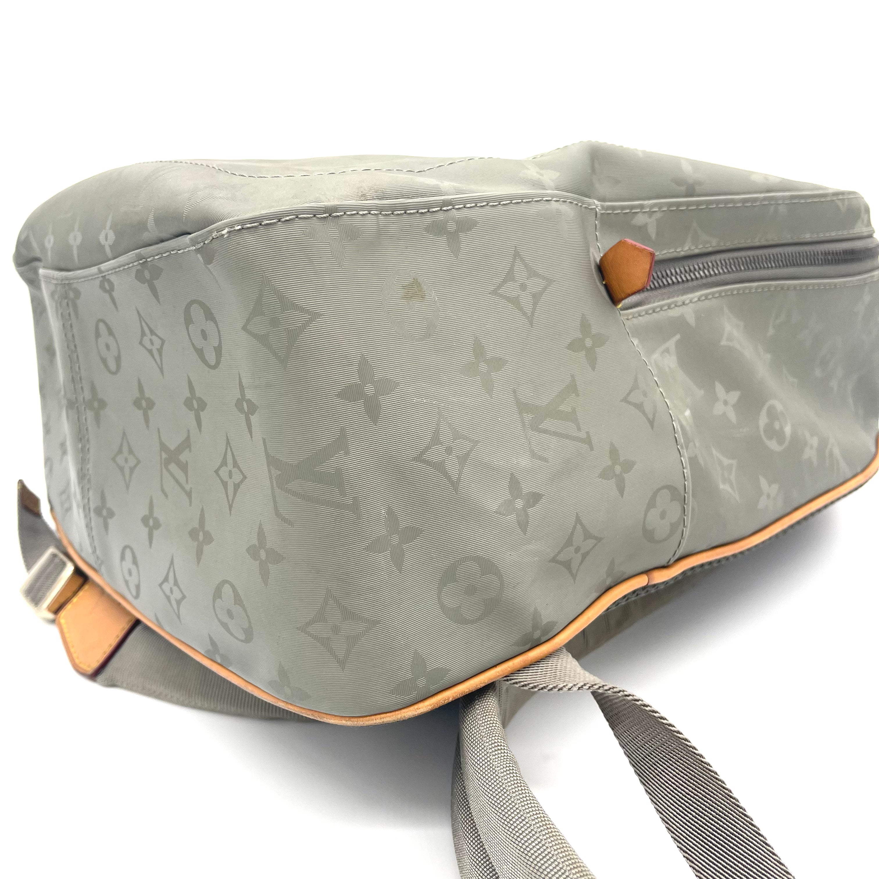 Louis Vuitton Monogram Titanium Backpack PM - Silver Backpacks, Bags -  LOU755709