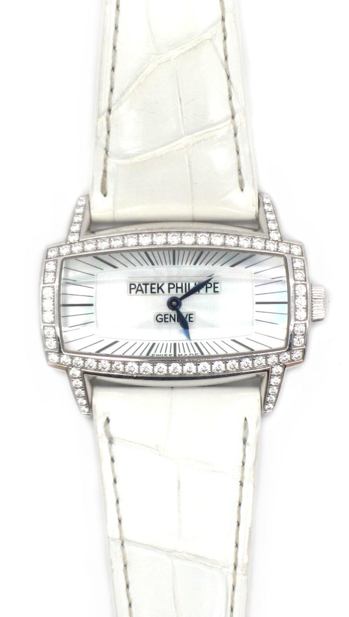 PATEK PHILIPPE Gondolo Gemma 화이트 골드 여성용 시계