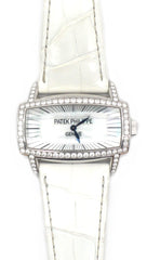 PATEK PHILIPPE Gondolo Gemma 화이트 골드 여성용 시계