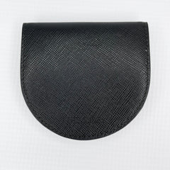 PRADA Stefano Leather Coin Purse Black