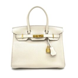 Hermès Birkin 30 – Craie Togo with Gold Hardware