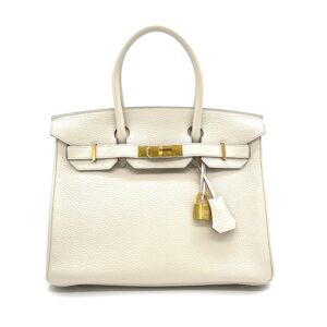 Hermès Birkin 30 – Craie Togo with Gold Hardware
