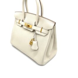 Hermès Birkin 30 – Craie Togo with Gold Hardware