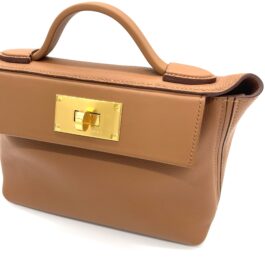 Hermès 24/24 21 Evercolor & Swift – Gold