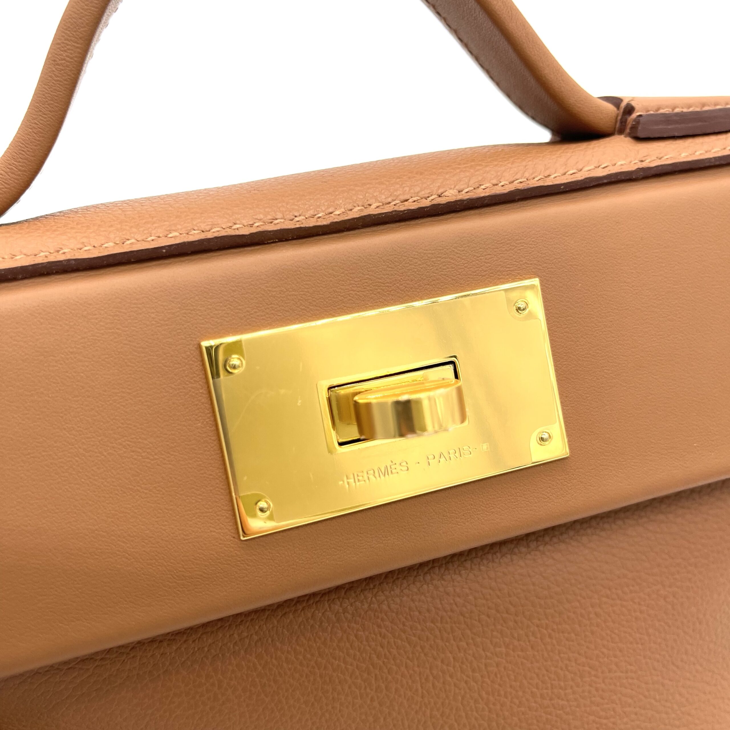 Hermès 24/24 21 Evercolor & Swift – Gold - Image 4