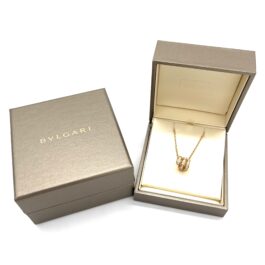 Bvlgari Serpenti Viper 18K Rose Gold Full Pavé Diamond Pendant Necklace