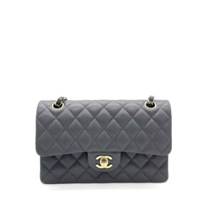 Chanel Classic Small Double Flap Bag – Dark Grey