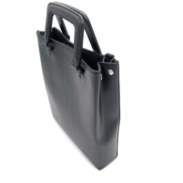 LOUIS VUITTON Petit Sac Plat Epi Leather Crossbody Bag Black