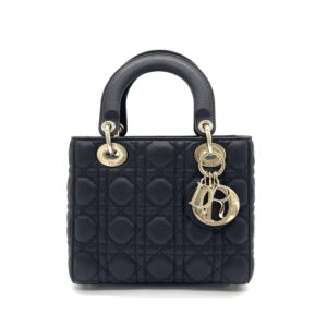 Christian Dior Small My ABCDior Lady Dior Black in Caviar Cannage Leather