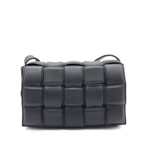 Bottega Veneta Padded Cassette Crossbody Bag Black