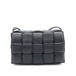 Bottega Veneta Padded Cassette Crossbody Bag Black