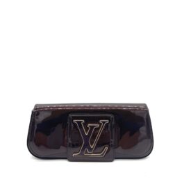 Louis Vuitton Patent Sobe Clutch Rouge Fauviste