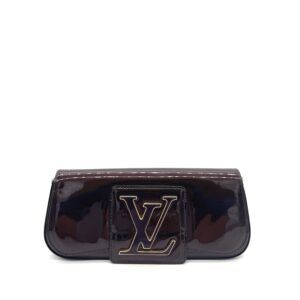 Louis Vuitton Patent Sobe Clutch Rouge Fauviste