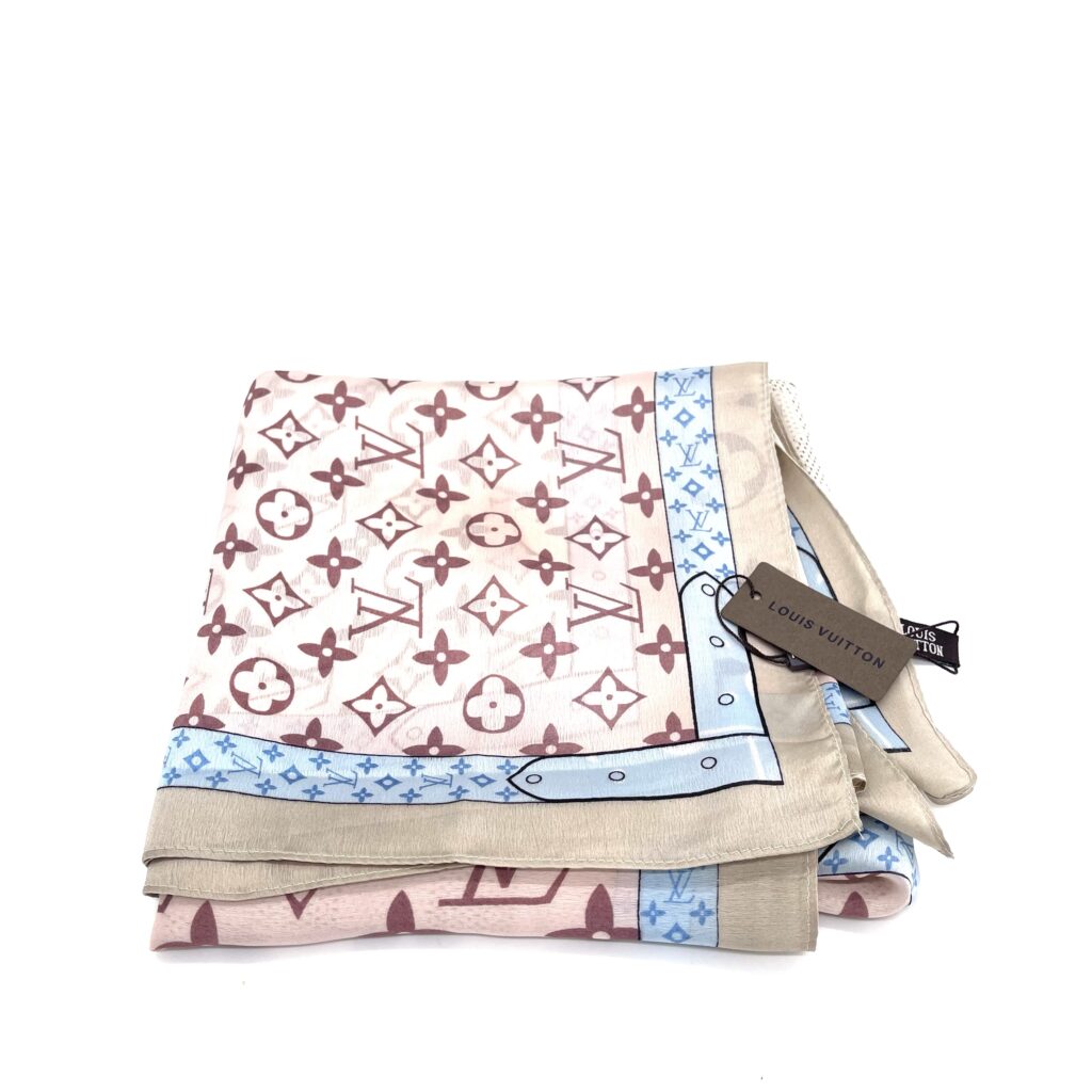Louis Vuitton Silk Monogram Scarf