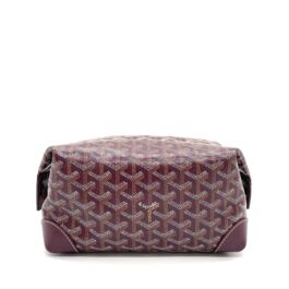 Goyard Boeing 25 Trousse Canvas Bag Burgundy
