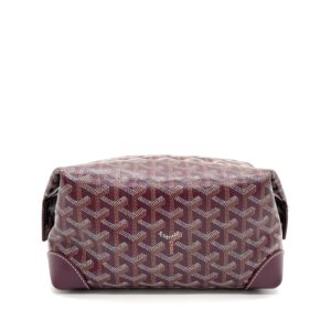 Goyard Boeing 25 Trousse Canvas Bag Burgundy