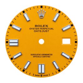 Rolex Oyster Perpetual Date Just Bright Orange Dial With Date 36mm