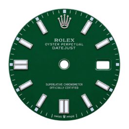 Rolex Oyster Perpetual Date Just Dark Green Dial With Date 36mm