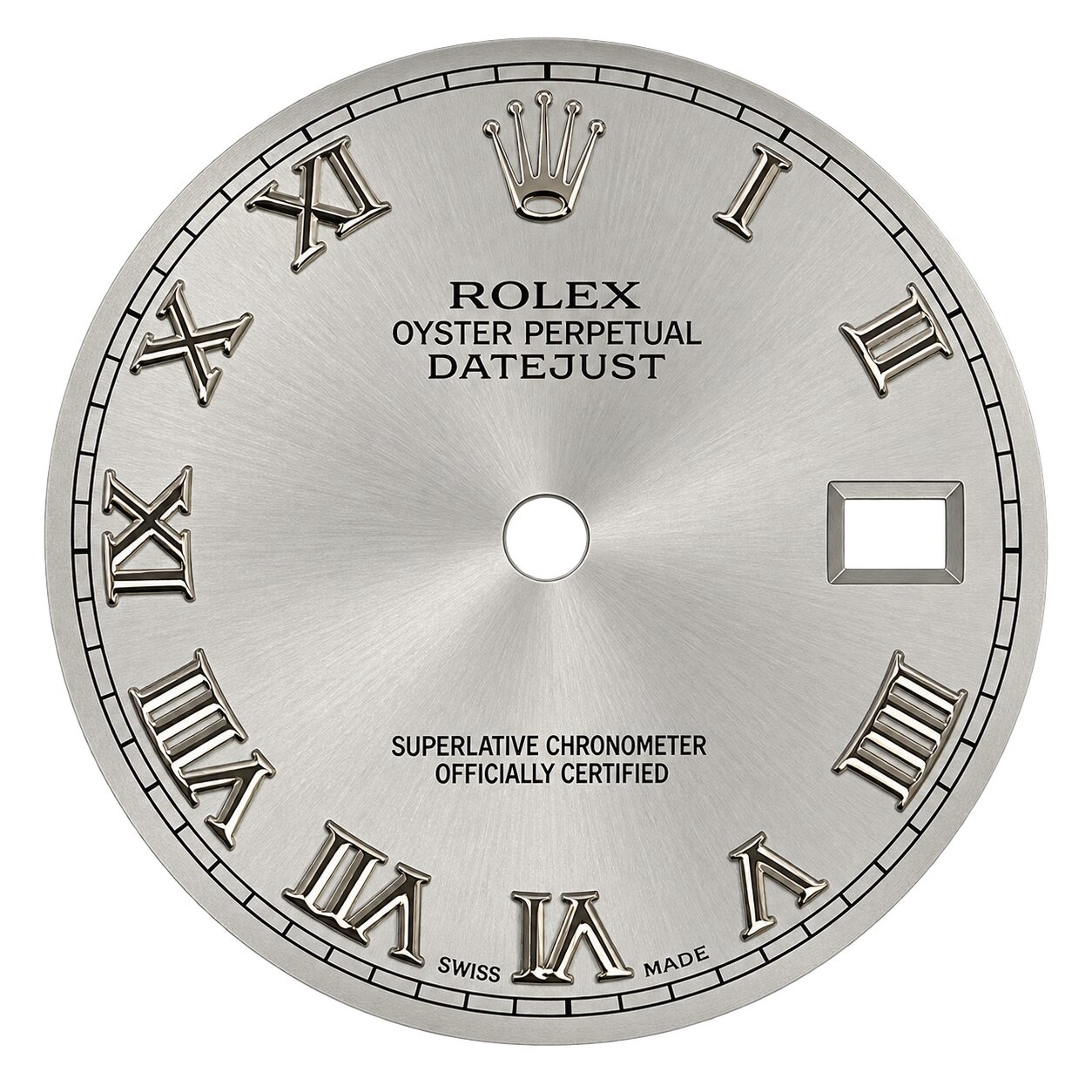 Guaranteed Authentic Rolex Oyster Perpetual Datejust With Date Model 116234 Superlative Chronometer Officially Certified Swiss Made Silver Dial 36mm