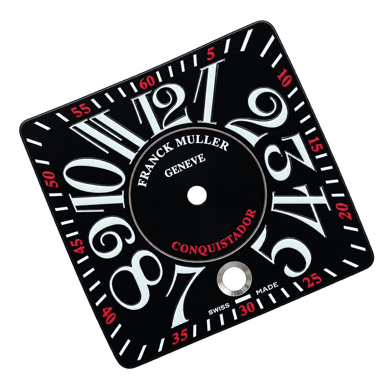 Guaranteed Authentic Franck Muller Geneve Conquistador Cortez Black Dial Swiss Made 31mm x 31mm - Image 5