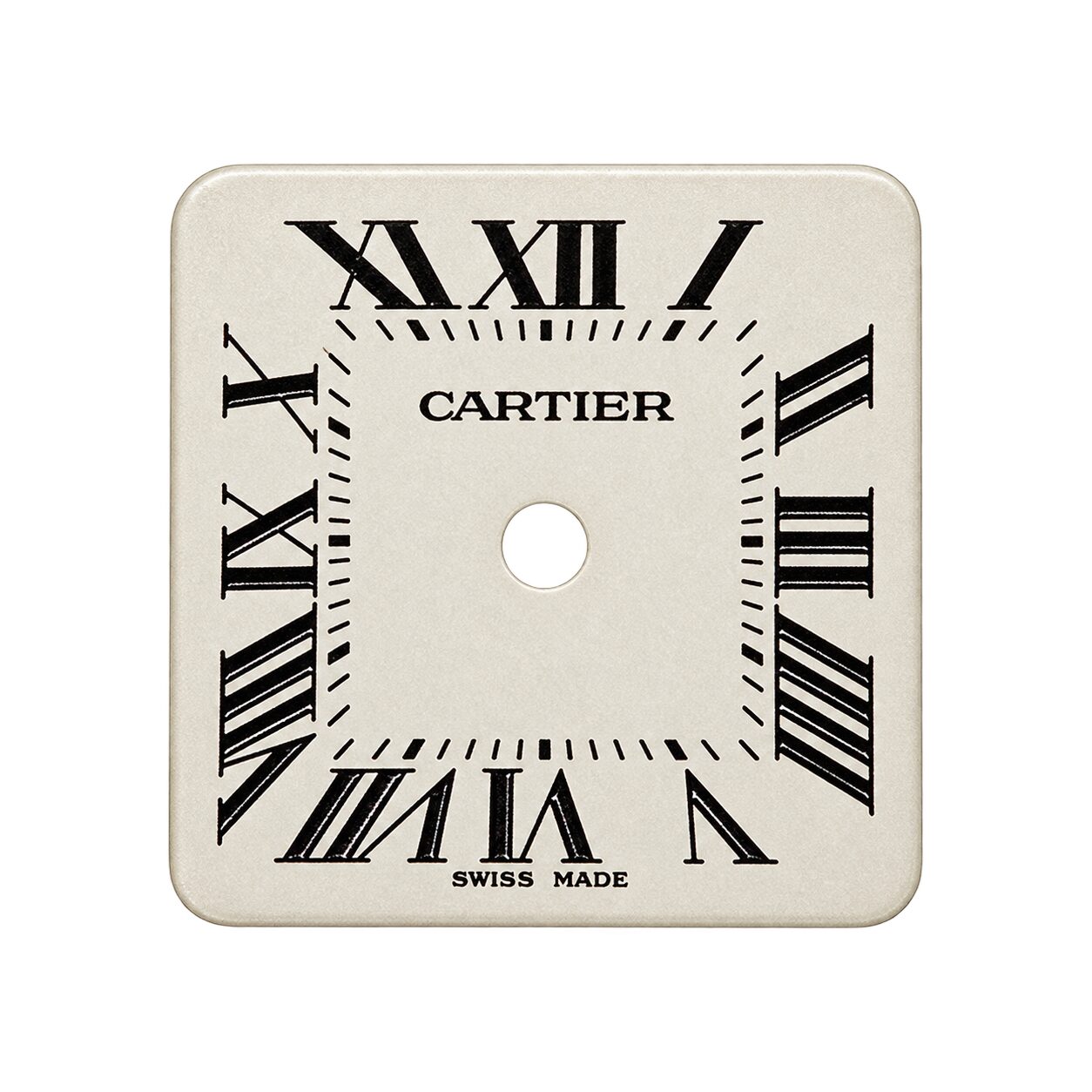Guaranteed Authentic Cartier Mini Tank 15 mm x 15mm Silver Swiss Dial Part